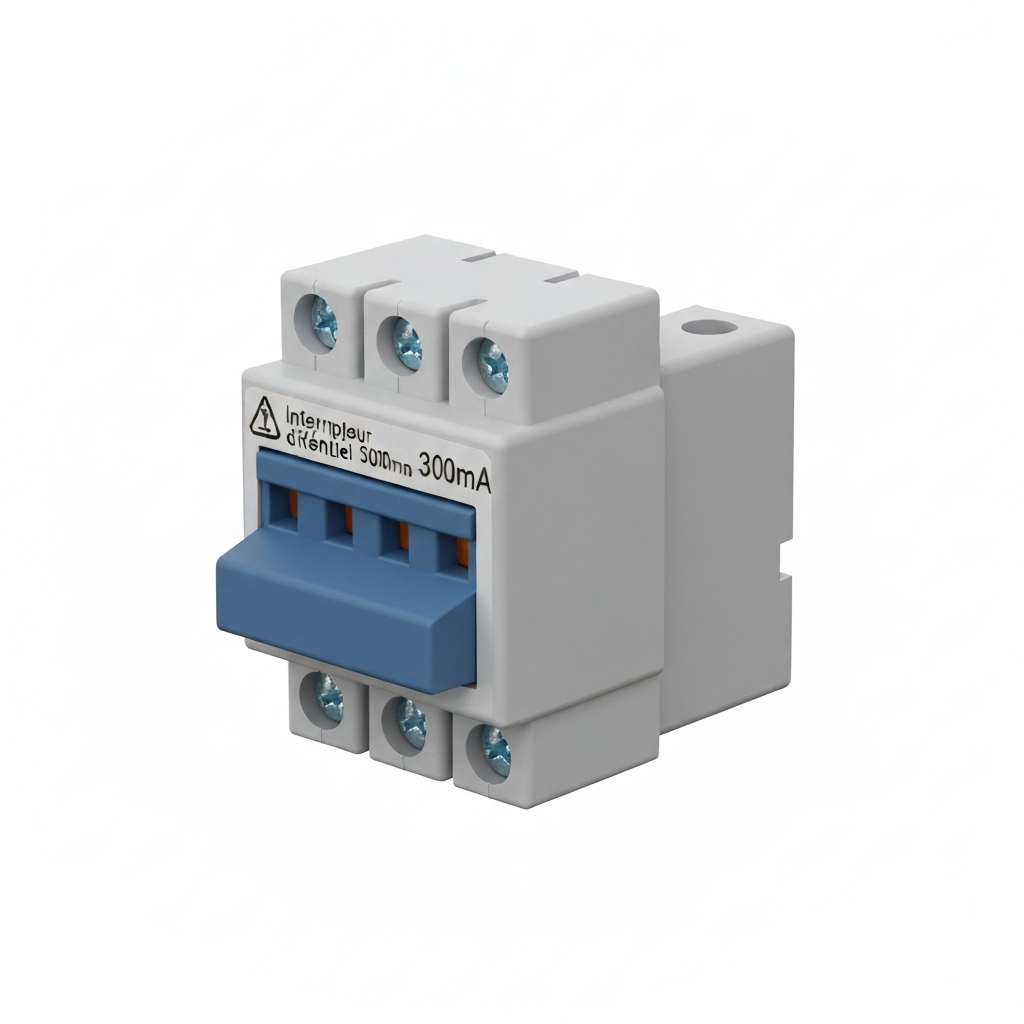 Interrupteur différentiel 300mA