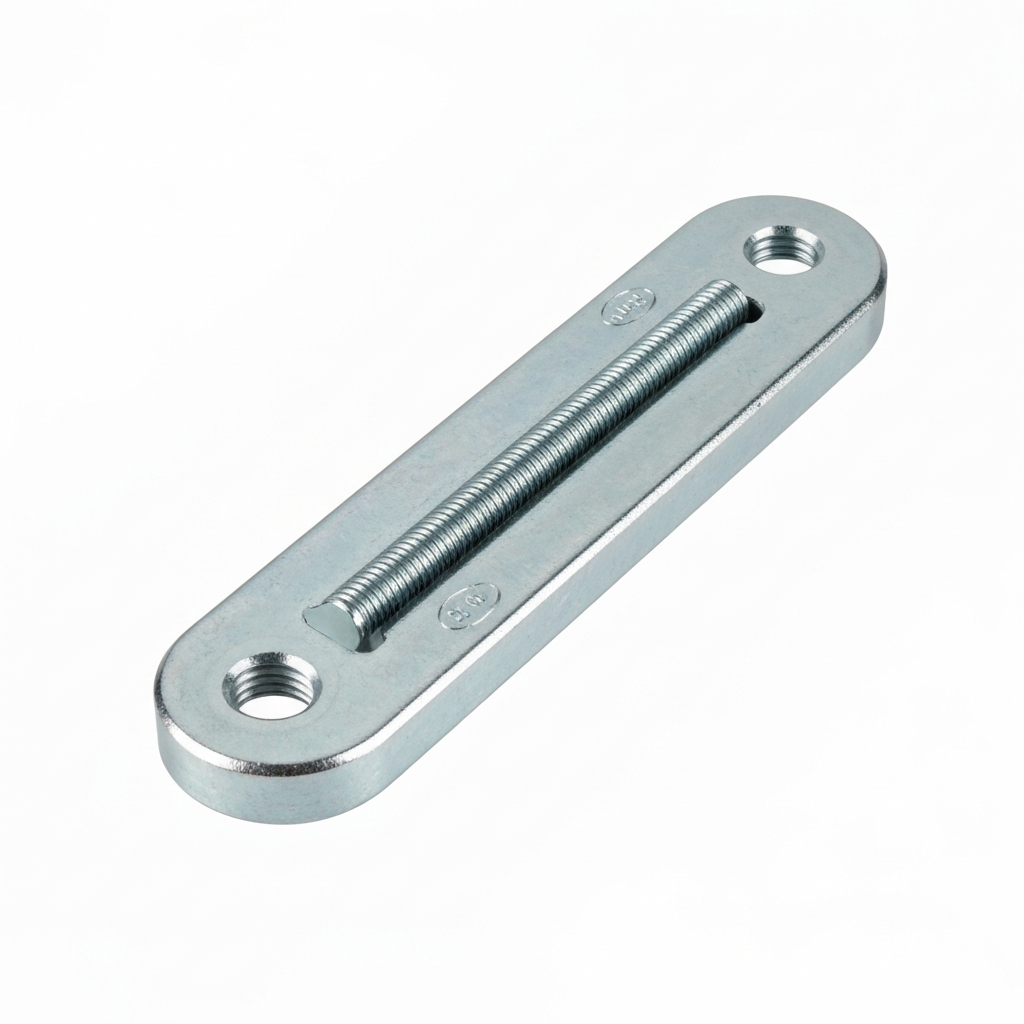 Poignee sur plaque longue